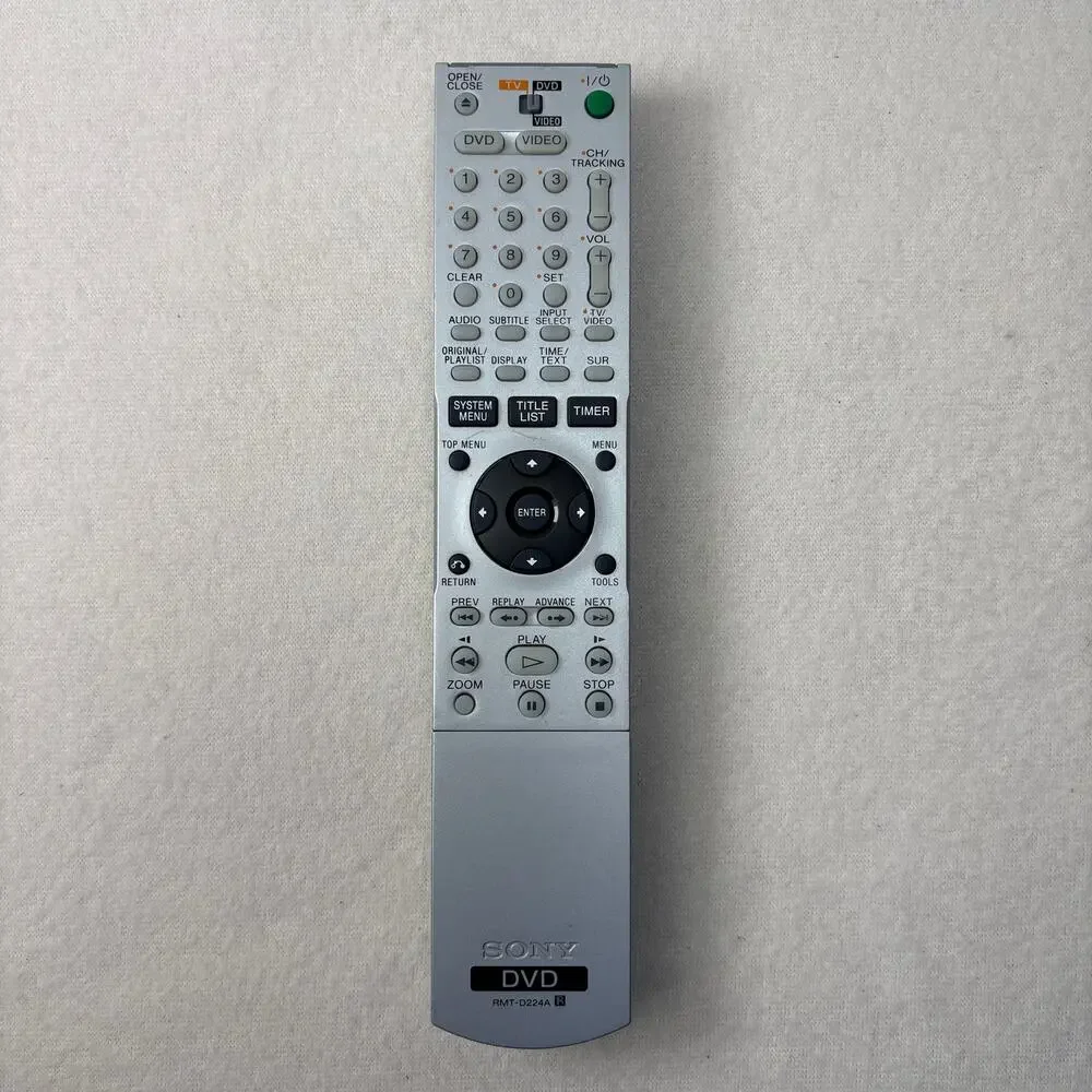 Sony DVD Player Remote Control RMT-0224A Genuine OEM